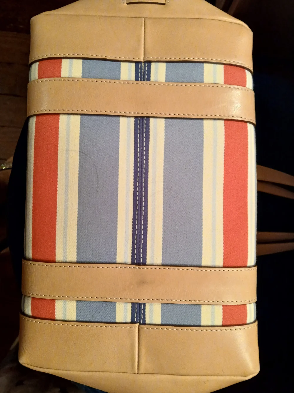 Coach Hampton Striped Purse
